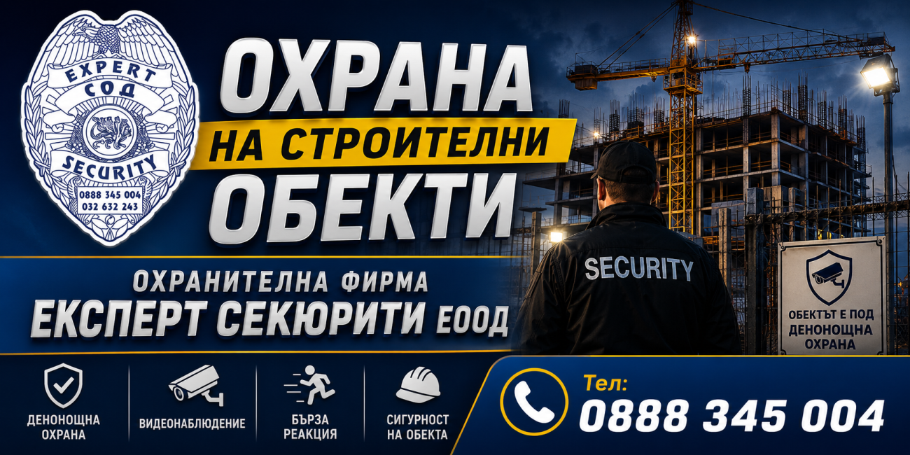 Охрана на строителни обекти | expertsecurity.bg