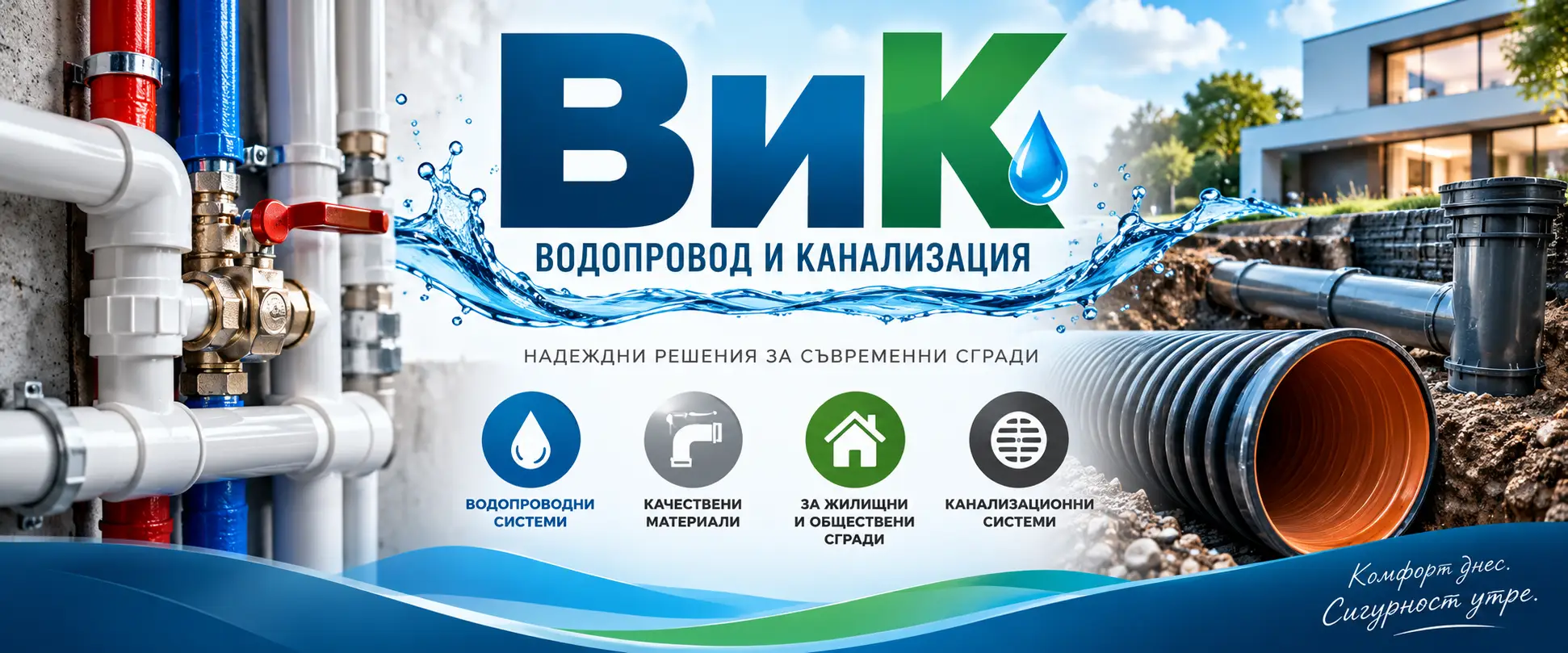 ВиК технологиите, тръбите, фитингите и съвременните решения за водоснабдяване и канализация | tirbushona.bg